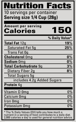 Wellbee s Grain Free Granola, Oat Free, Low Carb, 100 Honey Sweetened, Small Batch, Refined Sugar Free, Paleo SCD Approved (10 oz)