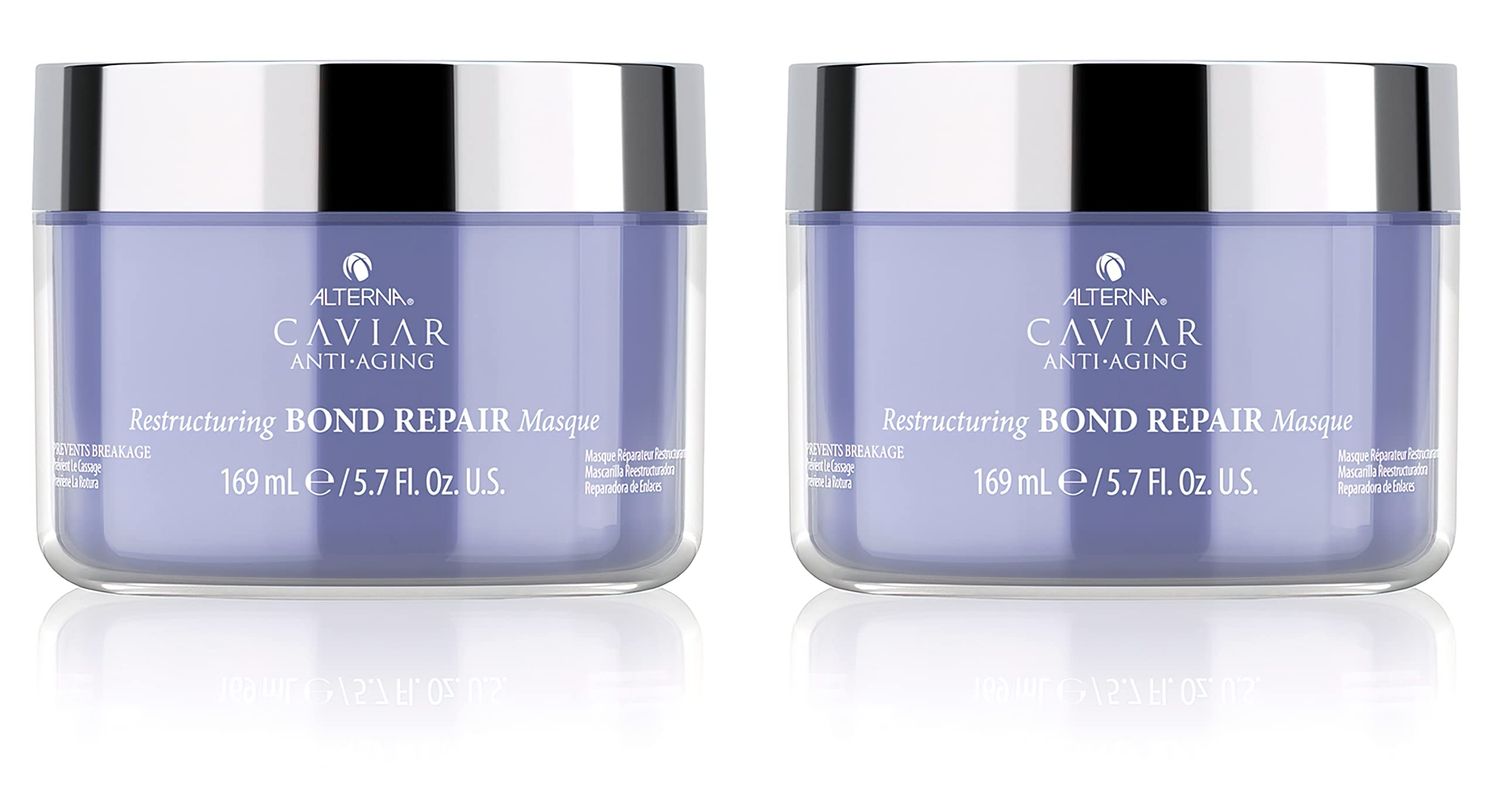 Alterna Haircare Caviar Anti-Aging Restructuring Bond Repair Masque, 2 Count