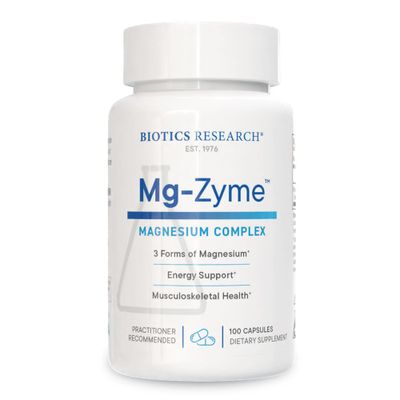 Biotics Research Mg-Zyme Triple Magnesium Complex 100 mg- Magnesium Glycinate, Gluconate, Aspartate Chelated Supplement, High Absorption, Support Sleep, Energy, Cardiovascular Health-100 Capsules