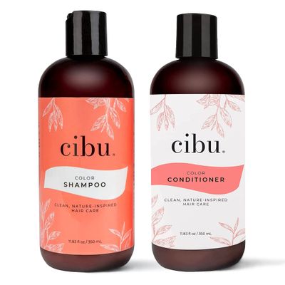 cibu Color Shampoo and Conditioner Bundle for Dry, Color-Treated Hair Gently Hydrates and Strengthens Strands Protects Color and Revitalizes Hair and Scalp Fresh Scent 11.83oz Pack of 2