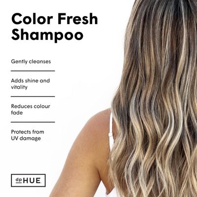 dpHUE Color Fresh Shampoo, 8.5 oz - Moisturizing Formula for Color-Treated Hair with Kumquat Sunflower Seed Extract - Gentle Effective