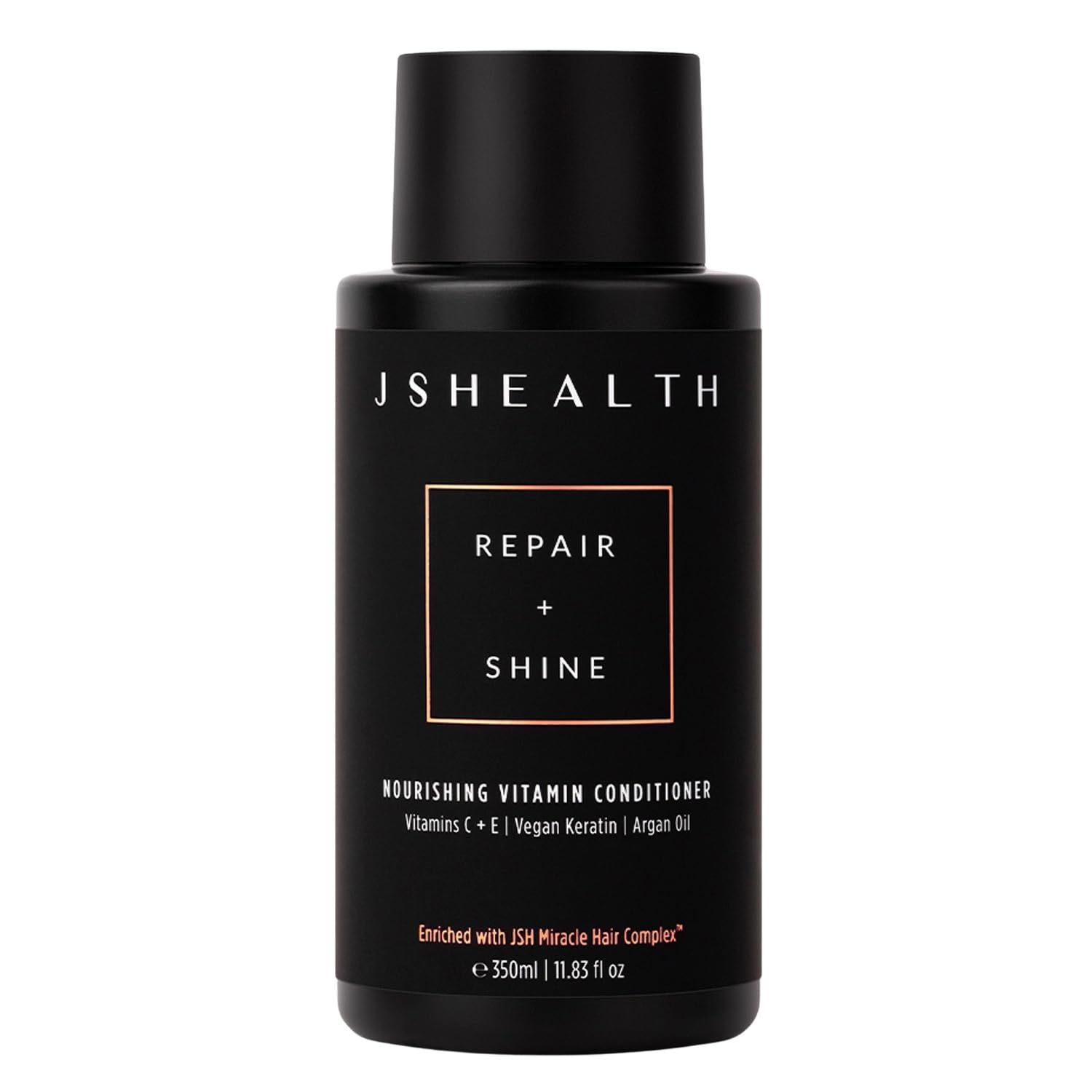 JSHealth Nourishing Conditioner - Vitamin-Enriched Deep Treatment for Dry, Colored Hair - With Keratin, Argan Oil, and Vitamins C E Sulfate-Free, Vegan, 350ml