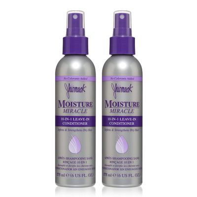 jhirmack 10-in-1 Leave-In Conditioner Spray Heat Protectant Detangles, Softens, Repairs Adds Shine Made with Vitamin E B5 Set of 2