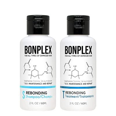 Perfect Bonding Concentrate for Damaged Hair - Bond Strengthening Color Longevity Shampoo Treatment with Bonplex Rebonding Repair for All Hair Types - Duo (2oz)