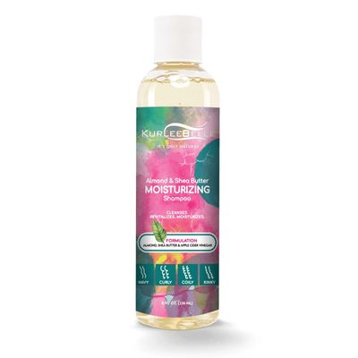 Kurlee Belle Almond Shea Butter Moisturizing Shampoo 8oz