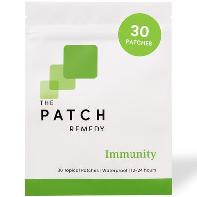 The Patch Remedy Immunity Patches - 30 Topical Immune Patches Containing Vitamin C, Zinc, Echinacea Extract Ginkgo Biloba, Lasts 24 Hours