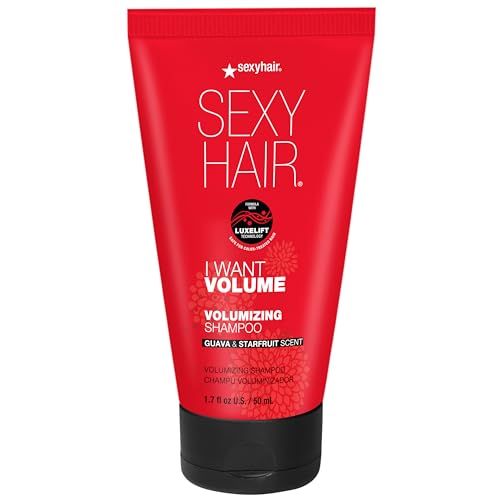 SEXYHAIR I WANT VOLUME Shampoo, 1.7oz 10 More Volume Lightweight Formula All Hair Types