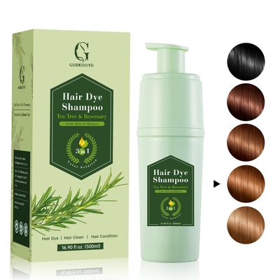 Brown Hair Dye Shampoo, Hair Color Shampoo for Women and Men, Long Lasting Brown Hair Shampoo, Color Shampoo Hair Dye, Colors Hair in Minutes