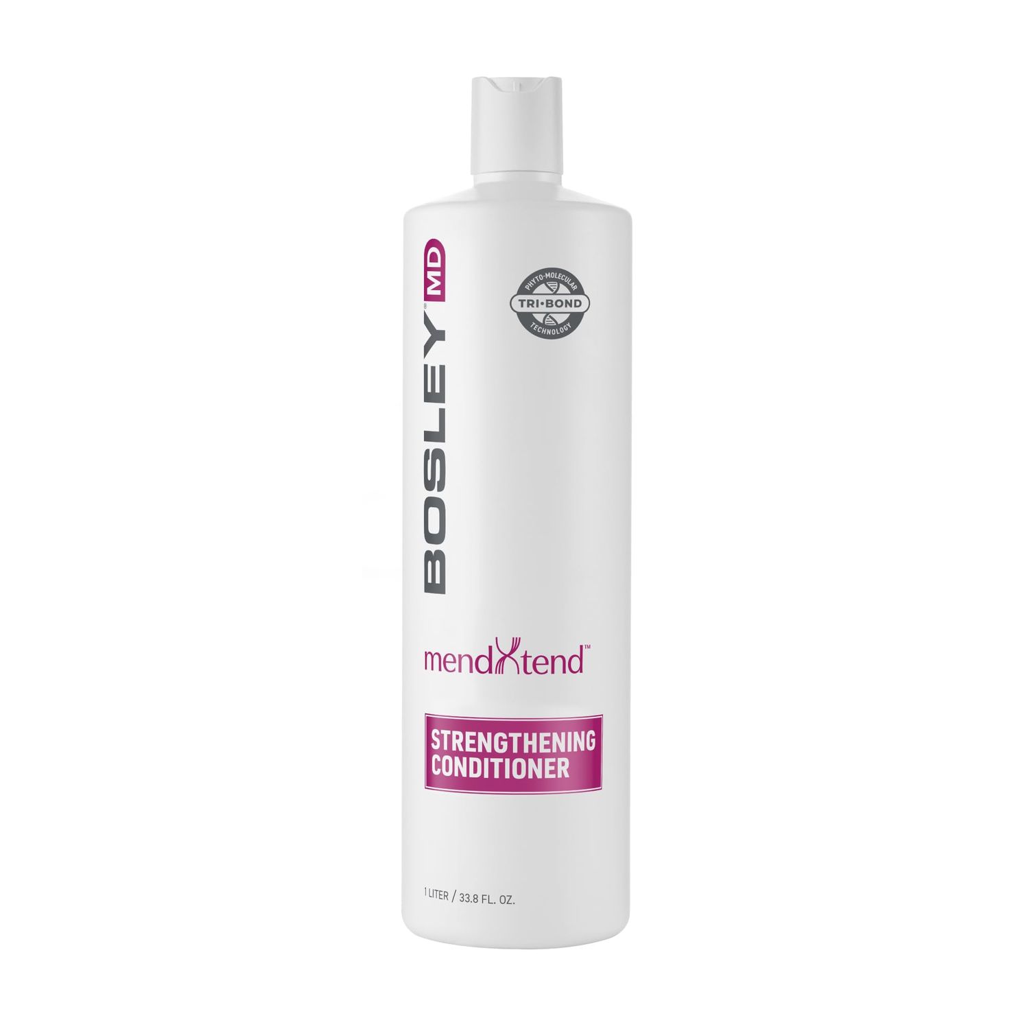 BosleyMD MendXtend Strengthening Conditioner to Promote Growth Prevent Breakage with Saw Palmetto, Hyaluronic Acid and Pomegranate Extract