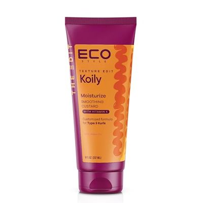 Eco Style, Texture Edit, Koily Moisturize Smoothing Butter for Type 4 curly hair - A sulfate-free, ultra-rich curly hair conditioner that provides hydration, elasticity and softness. 8oz