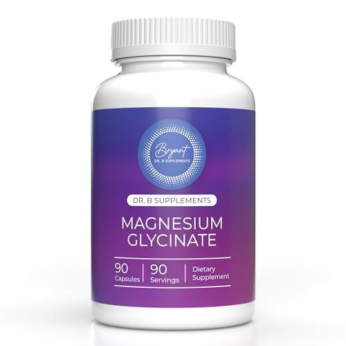 Encapsulation Magnesium (Glycinate) 120 mg - Supplement to Support Stress Relief, Sleep, Heart Health, Nerves, Muscles, and Metabolism - Highly Absorbable Magnesium Glycinate - 90 Capsules