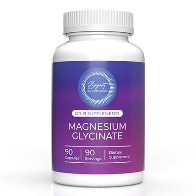 Encapsulation Magnesium (Glycinate) 120 mg - Supplement to Support Stress Relief, Sleep, Heart Health, Nerves, Muscles, and Metabolism - Highly Absorbable Magnesium Glycinate - 90 Capsules