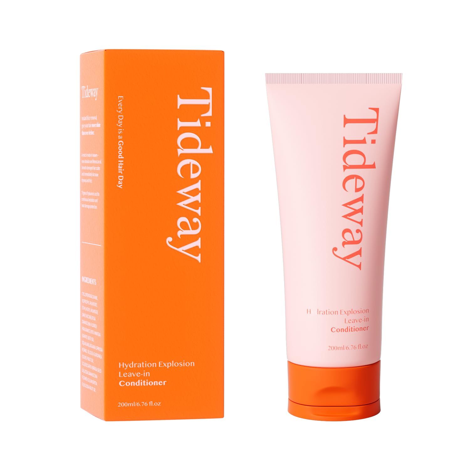 TIDEWAY Hydration Explosion Leave-in Conditioner - Instant Hydration, Multi-Repair, and UV Protection for Silky, Smooth, and Resilient Hair with Keratin, Peptides, and 8 Amino Acids