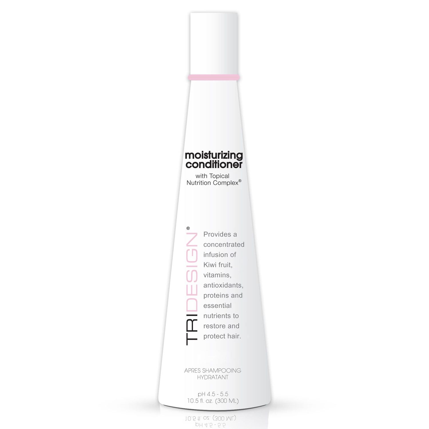 TRIDESIGN TRI Moisturizing Conditioner - Hydrating Dry Damaged Hair, Infused Wheat Protein to Protect, Repair Restores Moisture to Curly, Straight, Wavy Treated Hair - 10.5 Fluid Ounce