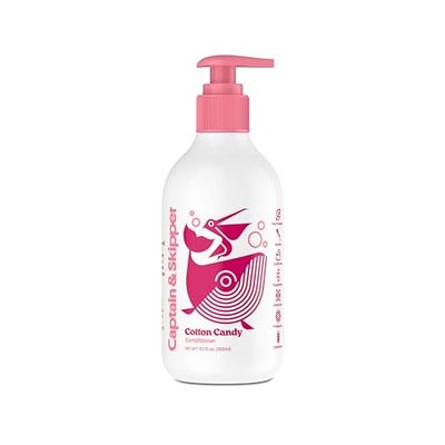 Captain Skipper Conditioner Kids Conditioner Gentle Detangling Moisturizing For All Hair types Sulfate Free, Dye Free, Paraben Free, Non-toxic Cotton Candy Scent
