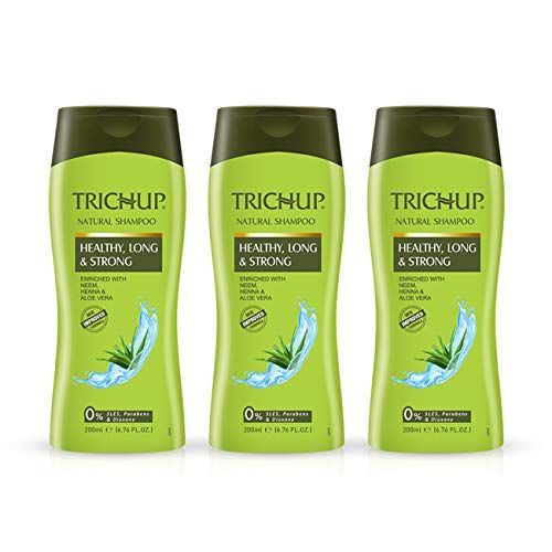 Trichup Healthy Long Strong Herbal Hair Shampoo (200 ml x 3) (Pack of 3)