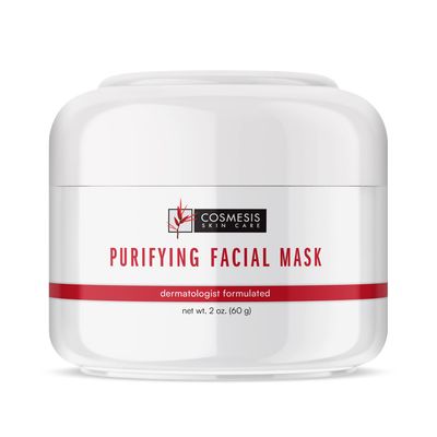 Purifying Facial Mask - Detox Soothe Skin with Zinc, Sulfur, Camphor Infused Formula for Clear Complexion - 2oz
