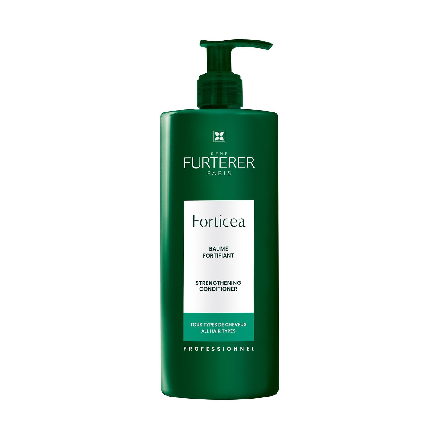 Rene Furterer Forticea Strengthening Conditioner, Strengthen and Fortify Hair, Guarana Extract Rosemary Oil16.9 fl oz.