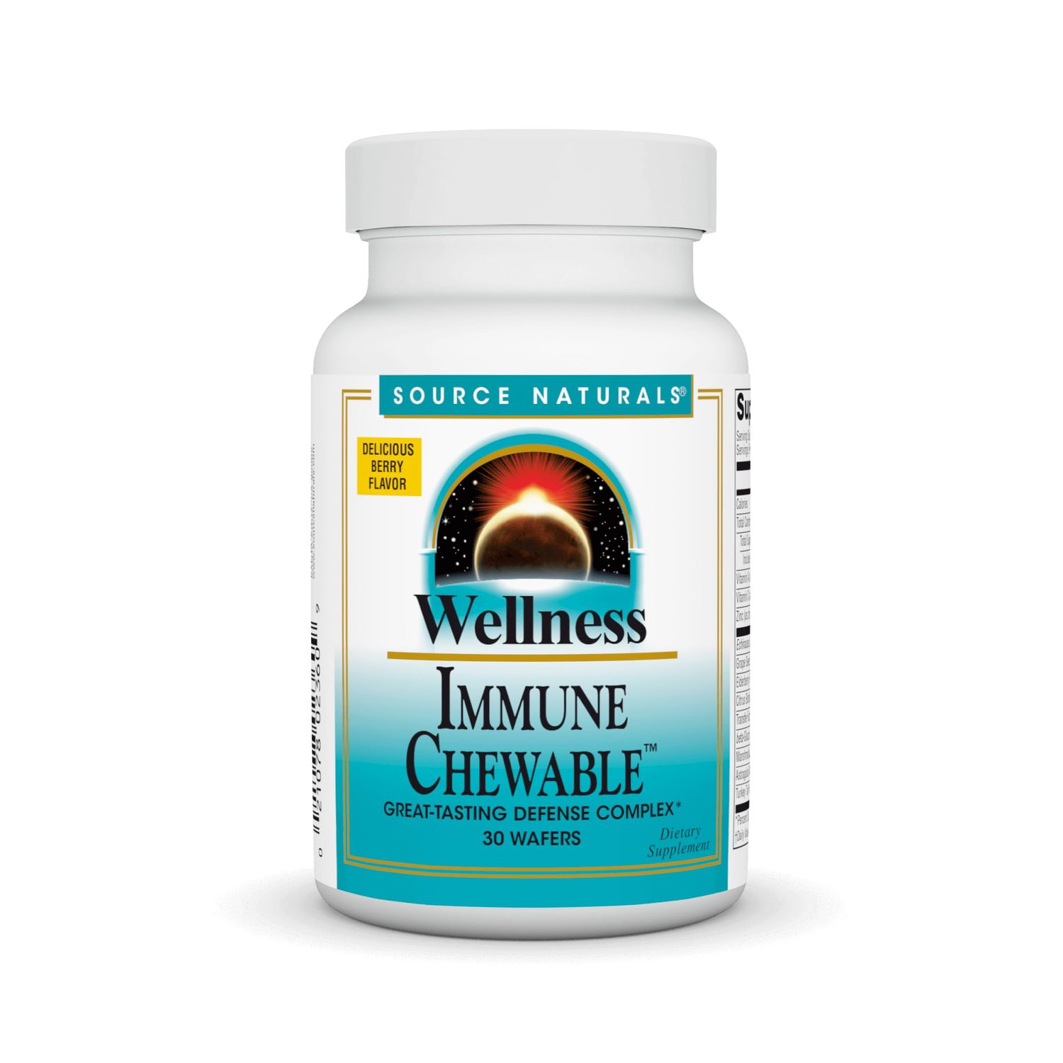 Source Naturals Wellness Immune Chewable Defense Complex - 30 Chewables Wafers