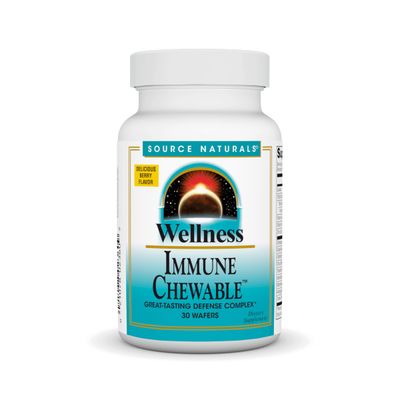 Source Naturals Wellness Immune Chewable Defense Complex - 30 Chewables Wafers