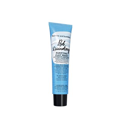 Bumble and bumble. Sunday Purifying Clay Wash Detox Shampoo Color Safe Removes Residue Pollutants With Kaolin Bentonite Clays Curly, Wavy, Straight, 5 Fl Oz