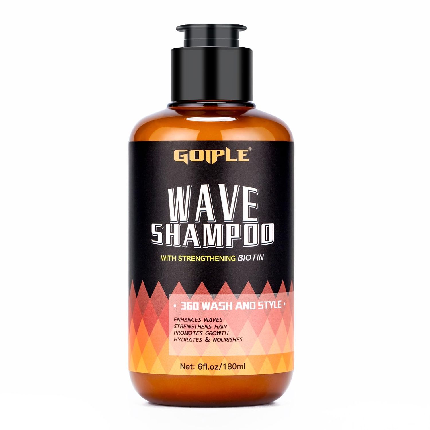 360 Waves Wash Shampoo -Wave Shampoo for Black Men 360 Wave Shampoo Hydration Shampoo Enhance Waves Shampoo Strenghtens Hair Promote Growth Wave Shampoo Easy Wash Hydrate (6 FL OZ)