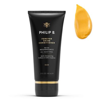PHILIP B. Forever Shine Hair Conditioner With Notes of Pure Oud, 2 oz. (60 ml) - With Megabounce, Add Volume Shine for Days, For All Hair Types
