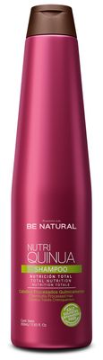 PLACENTA LIFE BE NATURAL Nutri Quinua Shampoo - Total Nutrition Shampoo for Chemically Processed Hair- 350 ml 11.83 fl.oz.