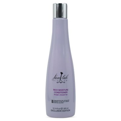 jamlah ALKOWIKBI - Rich Moisture Conditioner - Intensive Hydration for Silky Smooth Hair 10.14 OZ, White