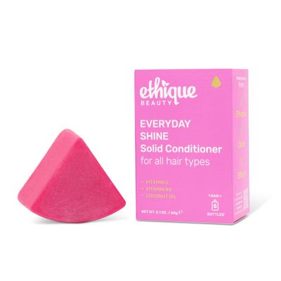 Ethique Everyday Conditioner Bar for soft, shiny hair with Vitamin C - Plastic-Free, Cruelty-Free, Vegan, 2.12 oz - Formerly The Guardian
