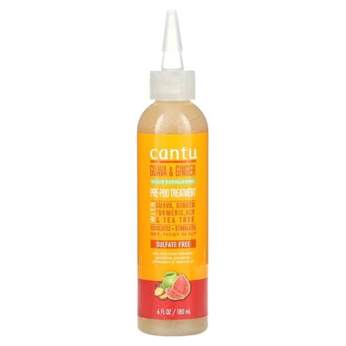Cantu Guava Ginger, Scalp Exfoliating Pre-Poo Treatment, 6 fl oz (180 ml)