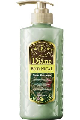 MOIST DIANE Hair Treatment with Pump for Women Men, Natural Organic Japanese Hair Conditioner, Sulfate Silicon Free Hydrating Moisturizing Haircare Products, Botanical Moist 16.9 Fl Oz500mL