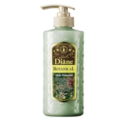 MOIST DIANE Hair Treatment with Pump for Women Men, Natural Organic Japanese Hair Conditioner, Sulfate Silicon Free Hydrating Moisturizing Haircare Products, Botanical Moist 16.9 Fl Oz500mL