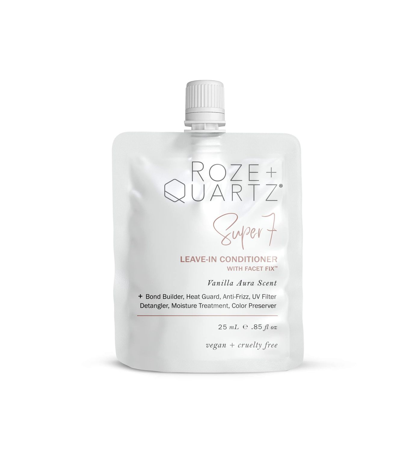 Roze Quartz Super 7 Leave-In Conditioner Seven Benefits for All Hair Types (0.85oz)