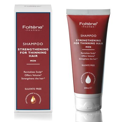 FOLTENE Shampoo for Men - Strengthening Formula to Reduce Thinning, Boost Volume, and Enhance Hair Health - Thickening, Silicone Sulfate-Free Solution for Fuller Strands (6.76 fl. oz.)