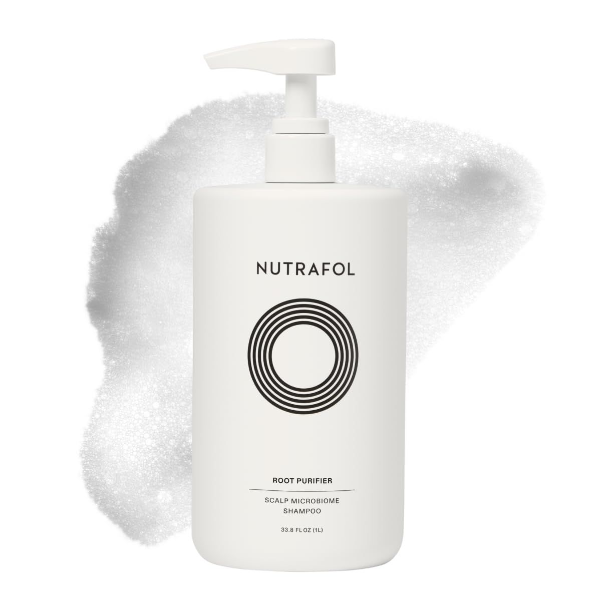 Nutrafol Shampoo, Cleanse and Hydrate Hair and Scalp, Improves Hair Volume, Strength and Texture, Physician-formulated for Thinning Hair, Color Safe, Sulfate Free (1L (Lasts 4x Longer))