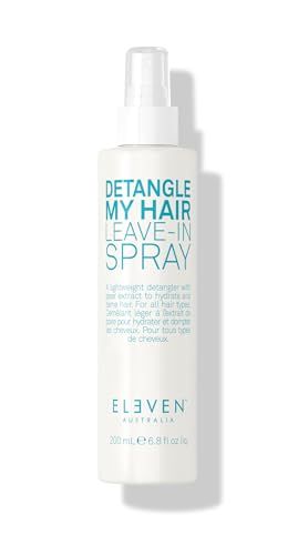 ELEVEN AUSTRALIA Detangle My Hair Leave In Spray - Nourishing Spray for Tangle-Free, Smooth Hair, Heat Protection, Adds Shine Moisture - 6.8 Fl Oz