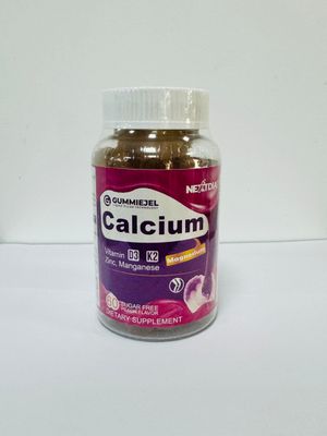 Nextdia Calcium Citrate Gummies 1000mg with Vitamin D3 K2, Magnesium, Zinc, Boron, Copper, Manganese