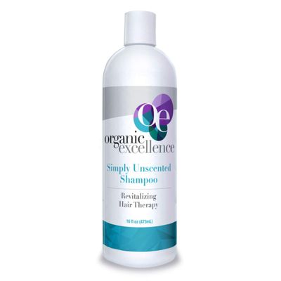 Organic Excellence All Natural Chemical-Free Shampoo Non-Toxic, Sulfate-Free, Paraben-Free, Fragrance-Free for Men, Women, and Kids - Color-safe 16 fl oz (473 ml)