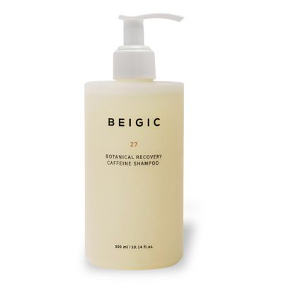 BEIGIC Botanical Recovery Caffeine Shampoo - Vegan Moisturizing Hair Growth Shampoo with Biotin Argan Oil to Repair Weak Damaged Hair - Sulfate-Free (10.14 fl oz)