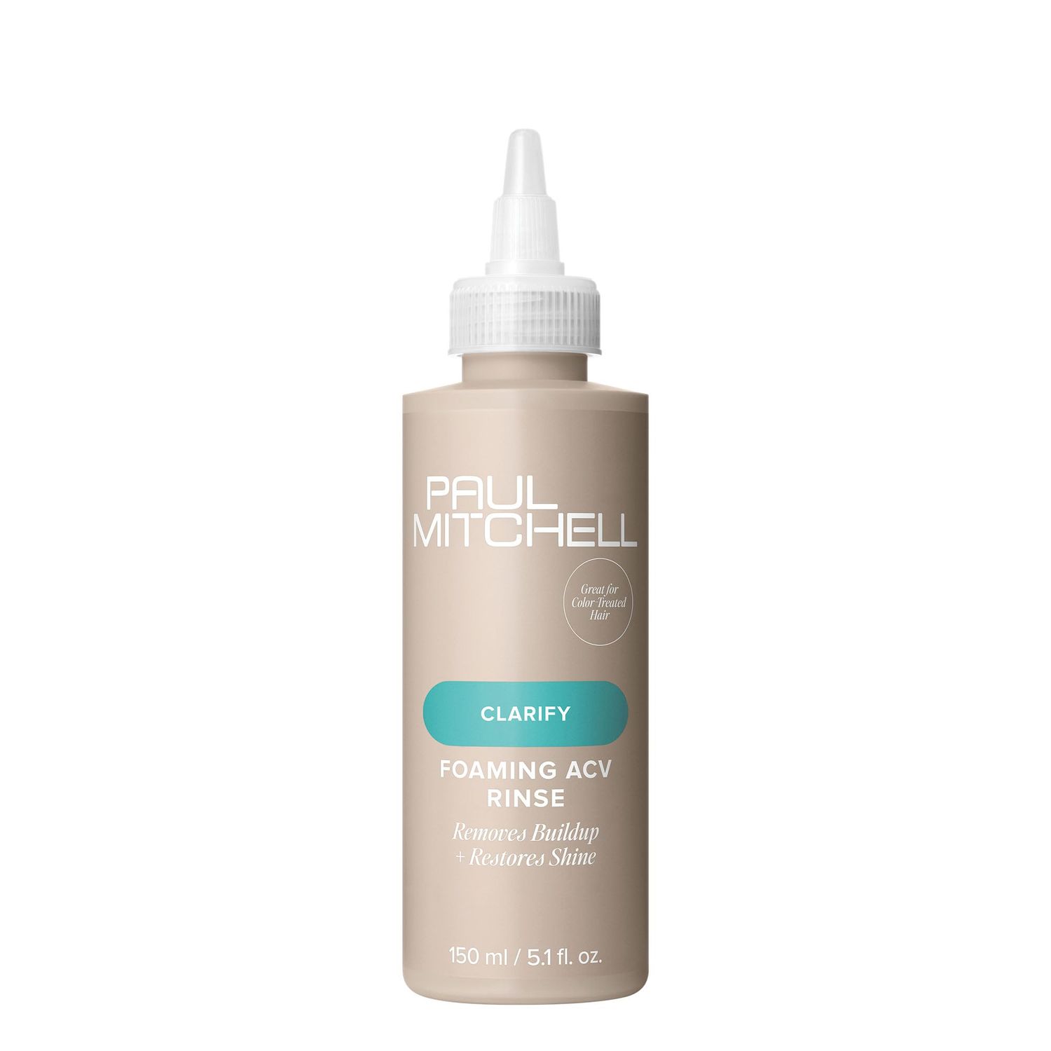 Paul Mitchell Foaming Apple Cider Vinegar Rinse, Removes Buildup Restores Shine, For All Hair Types, 5.1 fl oz