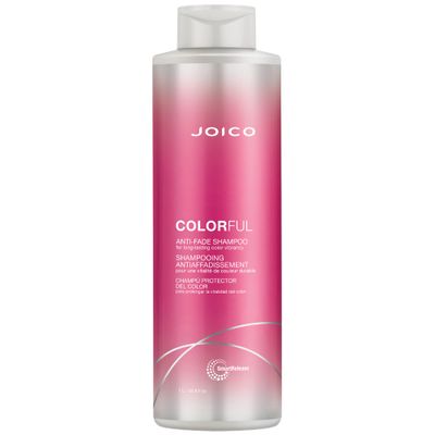 Joico Colorful Anti-Fade Shampoo For Color-Treated Hair Preserve Hair Color Vibrancy Boost Shine Reduce Breakage Sulfate Free With Camellia Oil Pomegranate Extract 33.8 Fl Oz