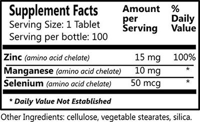 Daily Manufacturing Tri-Min (Manganese, Selenium Zinc Amino Acid Chelates)