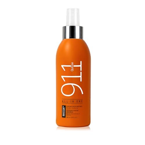 Biotop Professional 911 Quinoa All In One - Spray Leave-In Conditioner - Heat Protectant Hair Repair Treatment for Damaged Hair - Safe for Color Treated Hair (5.07 oz150ml)