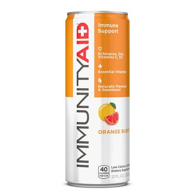 LIFEAID Wellness Blend With Echinacea Zinc Astragalus Vitamin C Only 45 Calories 100 Clean Vegan GlutenFree No Artificial Flavors Sodium or Caffeine cans Can, IMMUNITYAID, 12 Fl Oz
