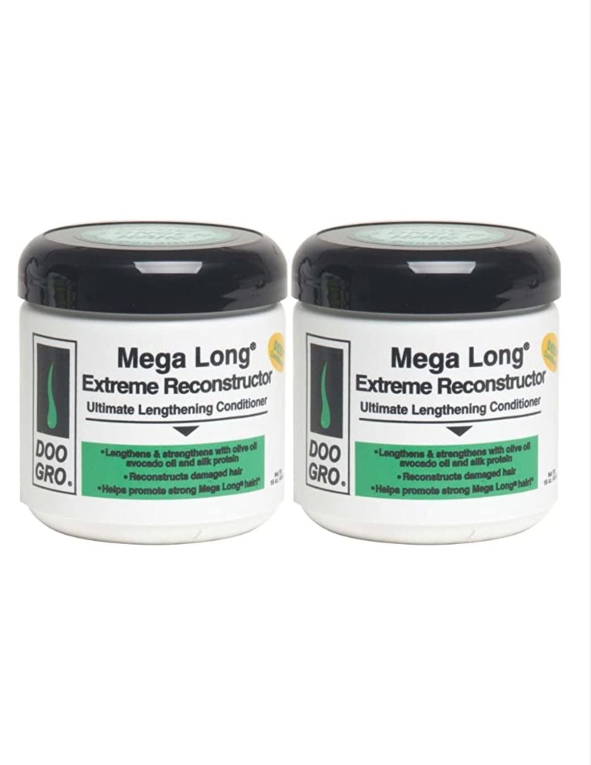 DOO GRO Mega Long Extreme Reconstructor Ultimate Lengthening Conditioner, 16 oz (Pack of 2)