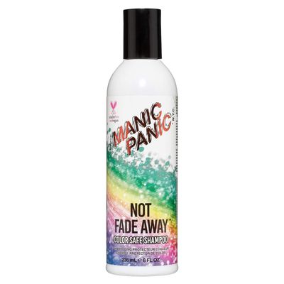 MANIC PANIC Not Fade Away Color Safe Shampoo for Women Men - Sulfate-Free, Cruelty-Free Vegan Shampoo for Color Treated Hair - pH Balanced With Nourishing Sunflower Herbal Extracts (8oz)