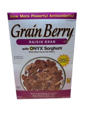 Grain Berry Raisin Bran with ONYX Sorghum - 16.6 Ounce Box
