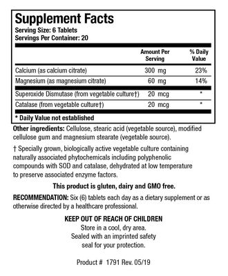 Biotics Research CaMgZyme 300 mg Calcium Citrate, Magnesium, Highly Absorbable, Tablet Form, Raw Organic Vegetable Culture, Bone Health, Heart Health 120 Tablets