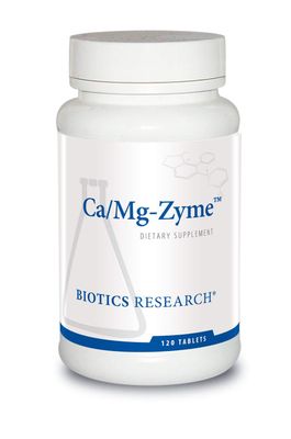 Biotics Research CaMgZyme 300 mg Calcium Citrate, Magnesium, Highly Absorbable, Tablet Form, Raw Organic Vegetable Culture, Bone Health, Heart Health 120 Tablets